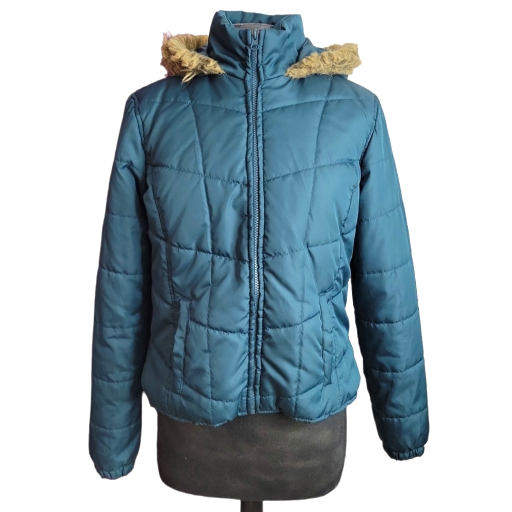Wet Seal puffer coat with hood